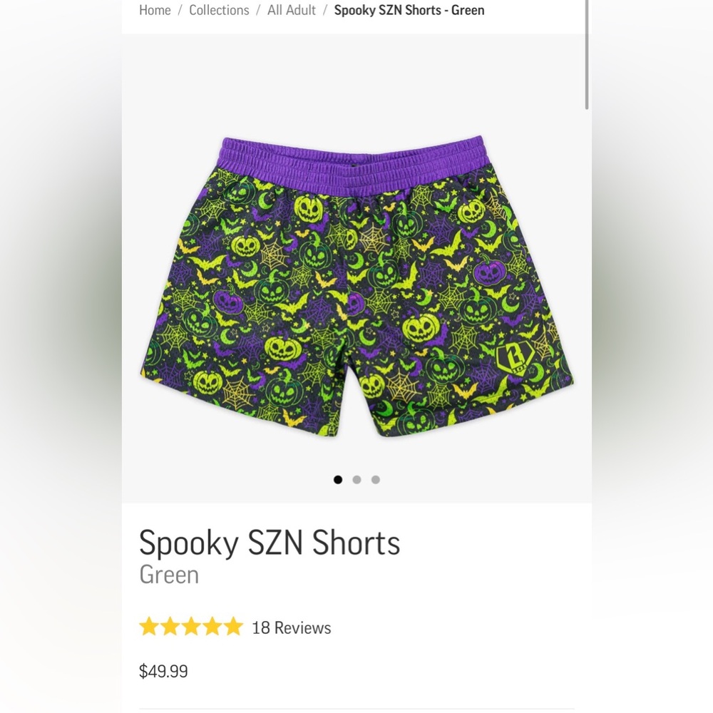 Spooky SZN YOUTH BL01 Shorts